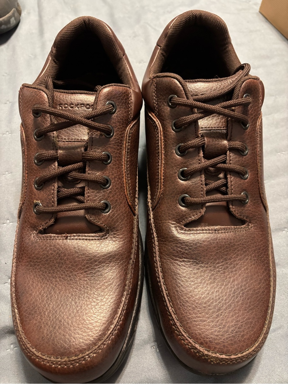 Rockport Men’s Brown Leather Slip-On Style Casual Shoes